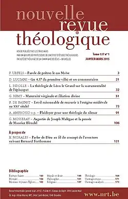 Image illustrative de l’article Nouvelle Revue théologique