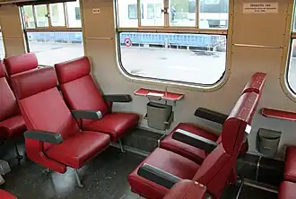 Dernier type de sièges (2e&nbsp;classe).