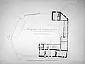 Plan de l'ensemble en 1887, seconde étage.
