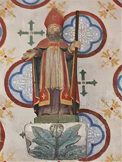 Statue de saint Martial, église de Naillat.