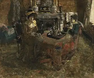 James Ensor, Après-midi à Ostende (1881).