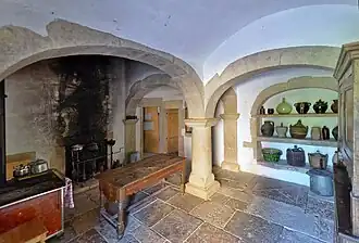 Cuisine de la ferme de Magny-Châtelard.