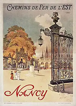 Chemins de fer de l'Est : Nancy (1907)