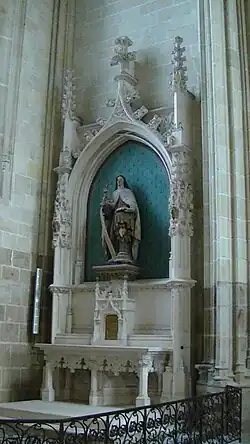 Chapelle dédiée à Françoise d'Ambroise, située dans la cathédrale de Nantes.