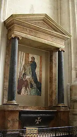 Chapelle dédiée à saint Martin de Vertou, dans la cathédrale de Nantes.