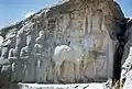 Naqsh-e Rajab I: parade à cheval de Shapur Ier