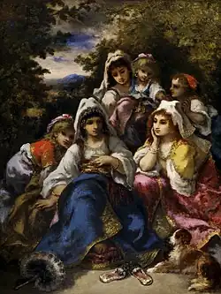 Les Princesses bohémiennes (vers 1865-1870), musée d'Art de San Antonio.