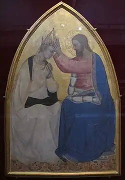 Nardo di Cione, Couronnement de la Vierge, vers 1450.