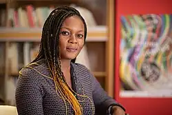 Nathalie Hounvo Yèkpè en 2021 au festival des Zébrures à Limoges.