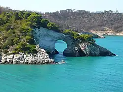 L'Architiello, fruit de l'érosion marine