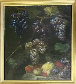 Nature morte de fruits, anonyme, XVIIe&nbsp;siècle.
