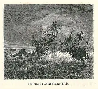 illustration de Saint-Géran (navire)
