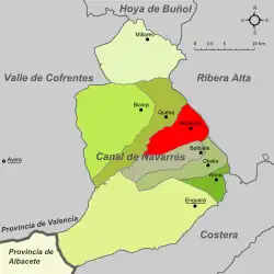 dans la comarque du Canal de Navarrés.