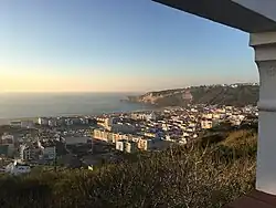 Vue générale au couchant.