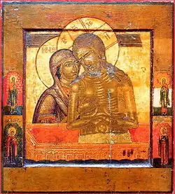 Ne pleure pas sur moi, Mère. Icône. Fin du XVIIIe siècle premier quart du XIXe siècle.