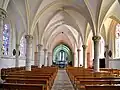 La nef de l'église.
