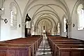 La nef de l'église Saint-Pierre.