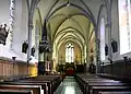 La nef de l'église.