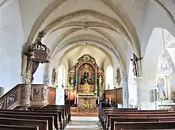 La nef de l'église.