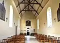 La nef de l'église Saint-Clément.