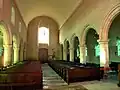 La nef de l'église Saint-Martin.