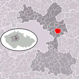 Localisation de Nehvizdy