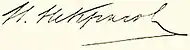 signature de Nikolaï Vissarionovitch Nekrassov