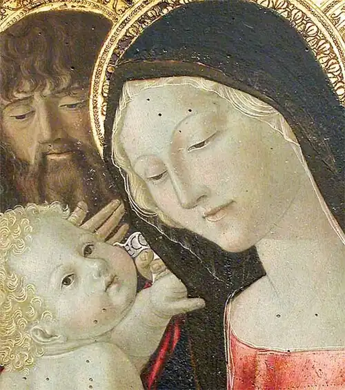 La Vierge et l'Enfant entre saint Jean Baptiste et saint Antoine  (c. 1492, musée du Louvre).