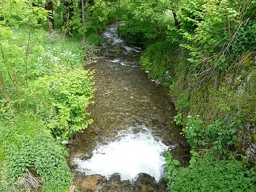La Neste d'Oueil à l'ouest du village de Cirès.