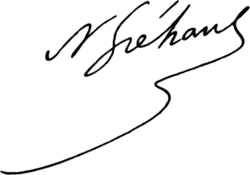 signature de Nestor Gréhant