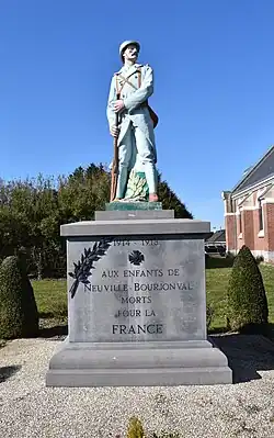 Le monument aux morts.