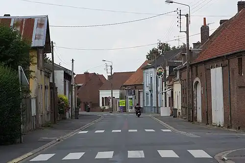 Rue Carlin, dans le centre-ville.