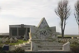 Le monument aux morts dédié aux Tchèques.