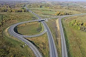 Image illustrative de l’article R255 (route russe)