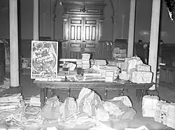 Une pile d'objets amassée comme un butin