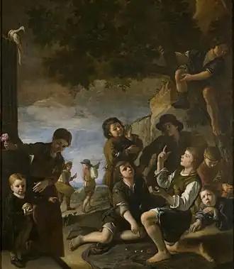 Jeux d'enfants (1686), Madrid, musée du Prado.