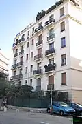 Quartier Carabacel-Rue Spitalieri Le palais Graziella. Vue générale.