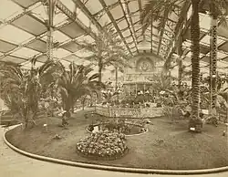 Ancien jardin d'hiver du casino municipal de Nice à la fin du XIXe&nbsp;siècle.