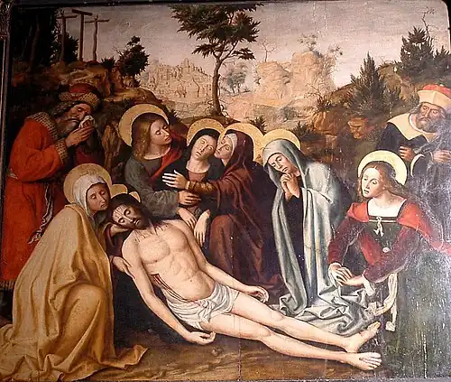 Déposition de Croix d'Antonio ou Ludovico Brea.