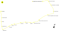 Carte de la ligne présentée en 2023.