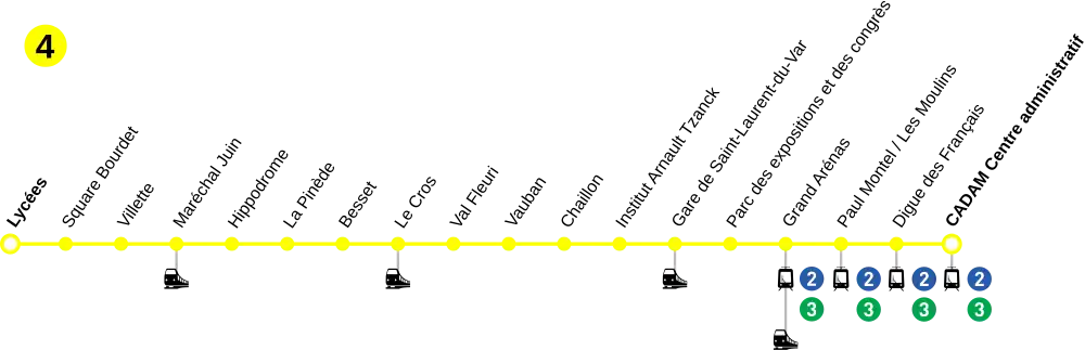 Plan de la ligne présenté en 2023.