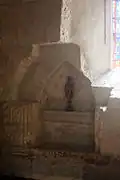 Niche romane de l'église Saint-Sébastien