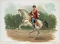Nicolas II en uniforme de hussard de la garde, 1896.