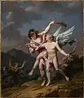 La Folie conduisant l'Amour aveugle, 1796, huile sur toile - 58,8 × 45,7 cm, Collection particulière, Paris