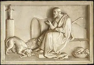 Nicolas Gosse et Auguste Vinchon, Philosophe cynique, 1827, Musée du Louvre