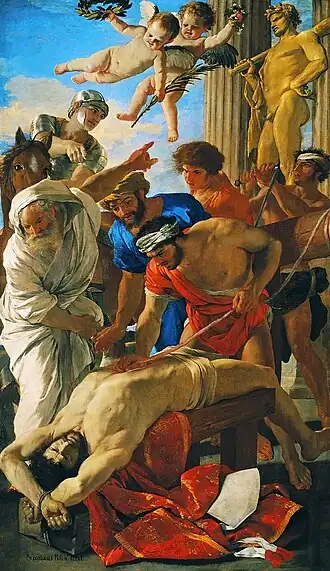 Le Martyre de saint Erasme, Nicolas Poussin.