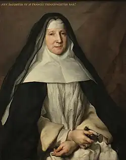 Anne Frances Throckmorton (1664–1734), prieure.