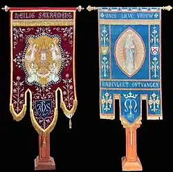 Processional banners.