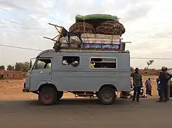 Taxi-brousse, Niger (vu en 2019)