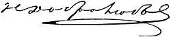 signature de Nikolaï Dobrolioubov